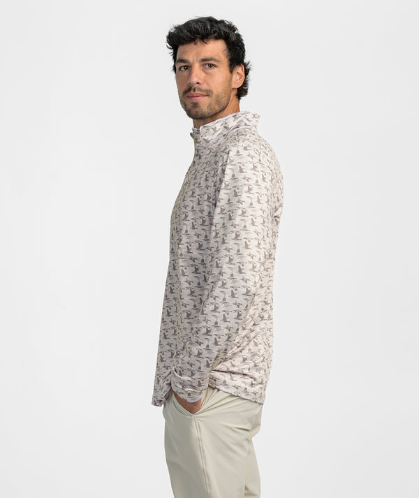 Waypoint Performance Quarter Zip - Mirage