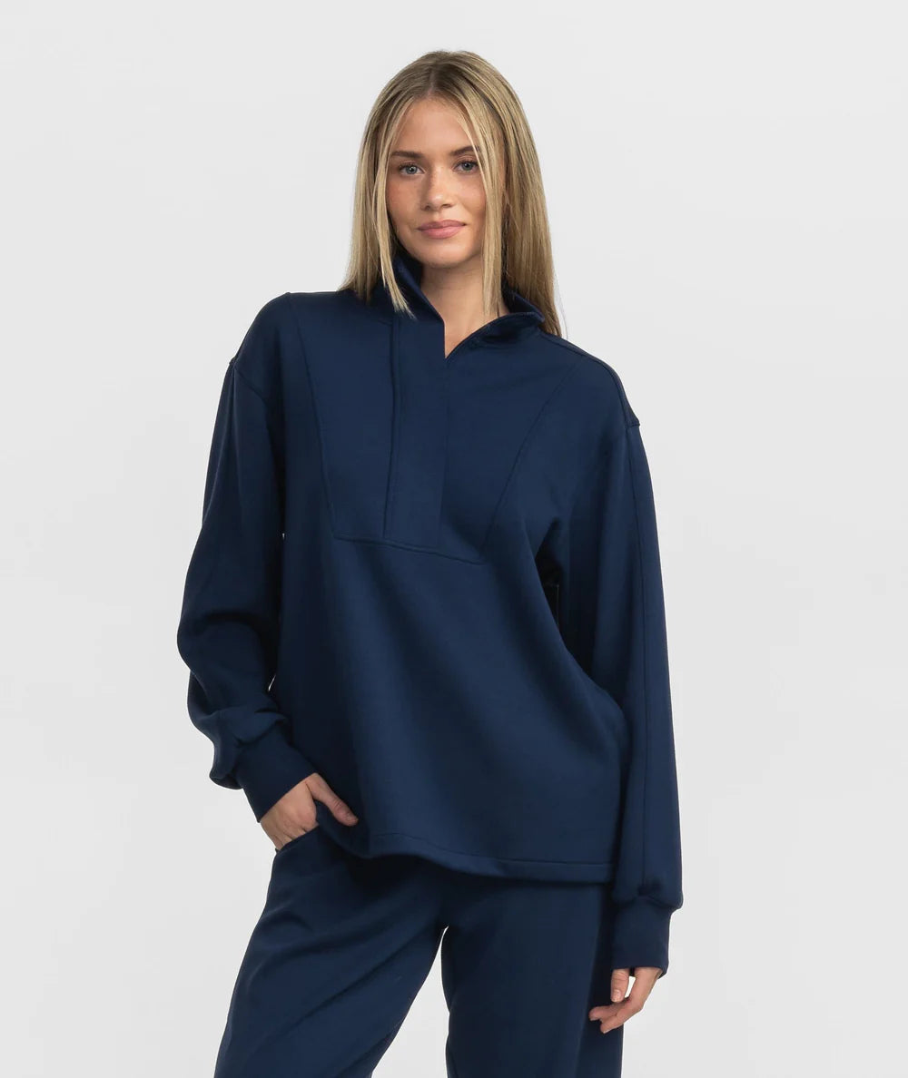 AstroKnit Performance Qrt Zip Classic Navy