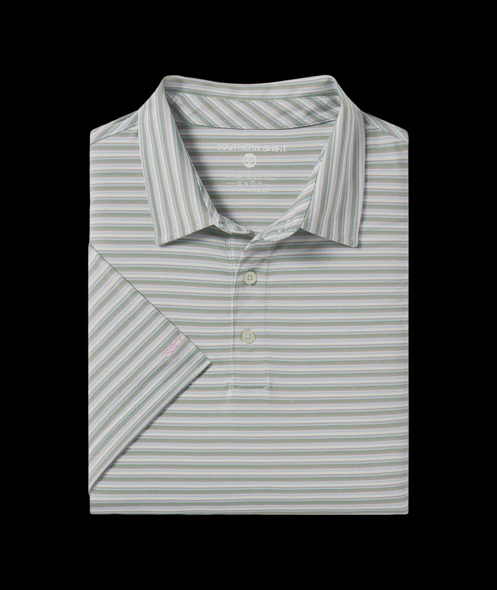 Tybee Stripe Polo Ridgerider