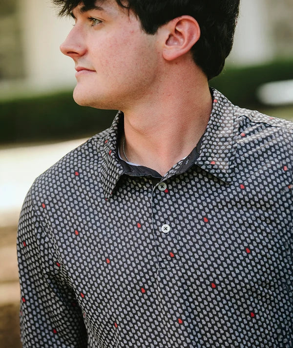 Kickoff Camo Motion Tech Polo - Dawg Walk Camo