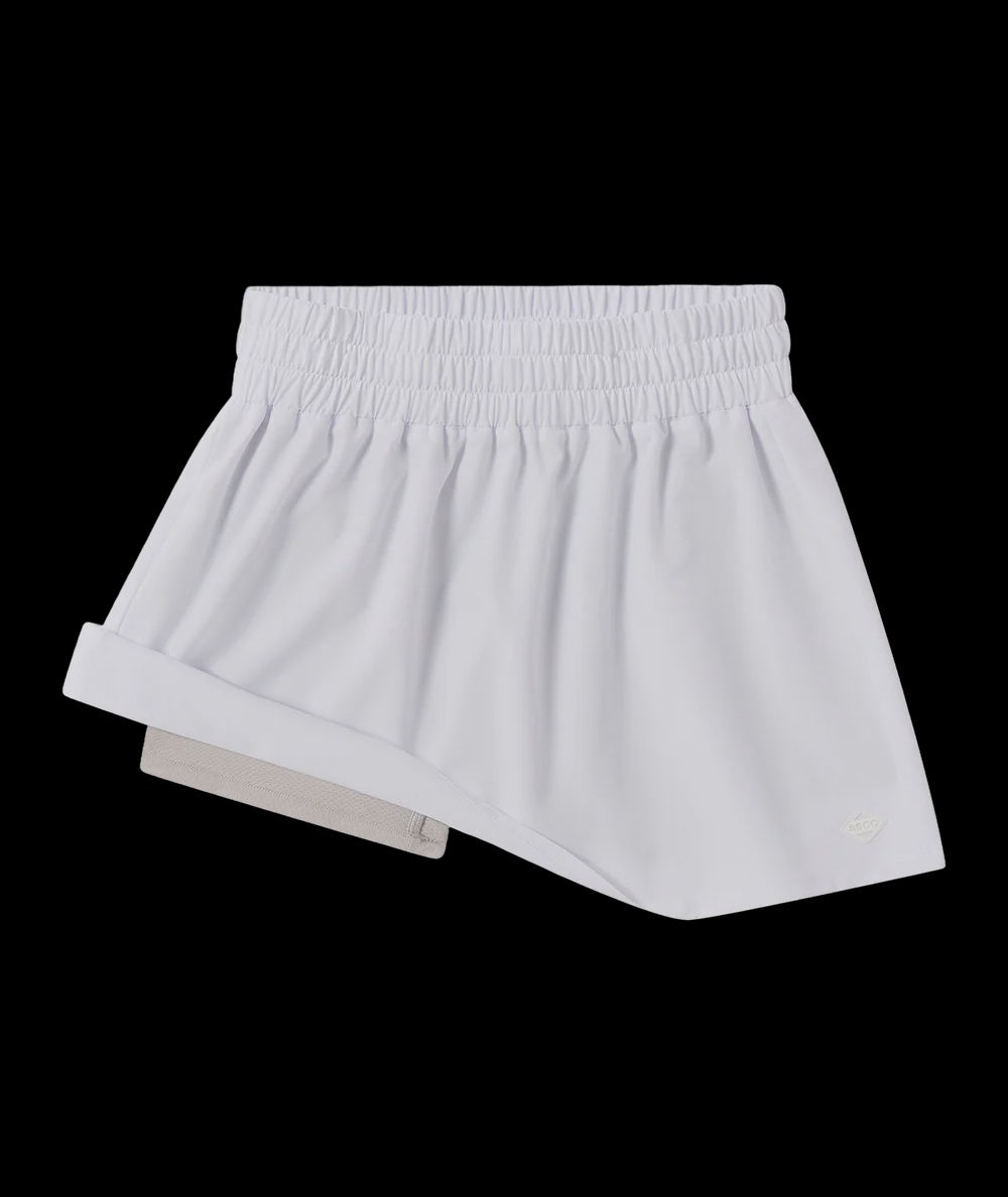 Shifty Hybrid Skort Bright White