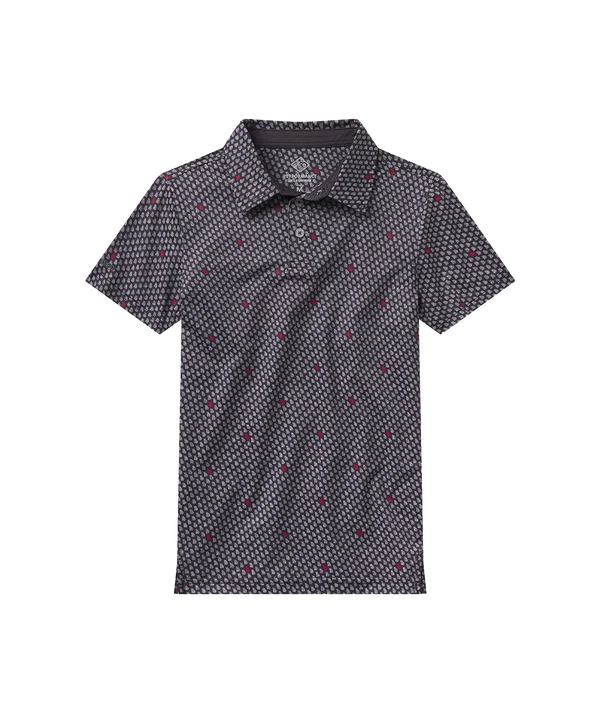 Boys Kickoff Camo Motion Tech Polo - Dawg Walk Camo