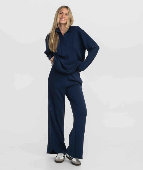 AstroKnit Performance Qrt Zip Classic Navy