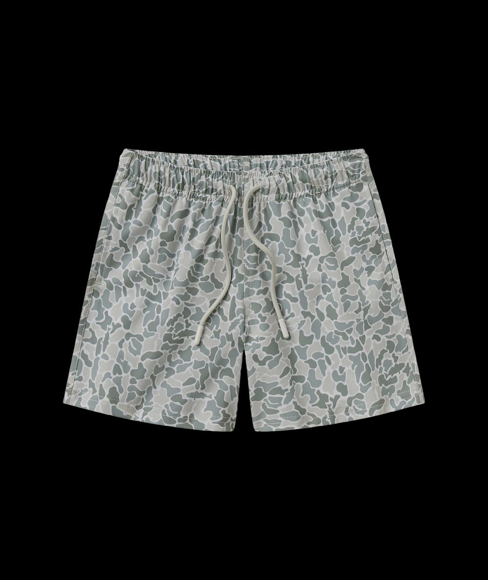 Boys Hooked On Camo Swim Shorts