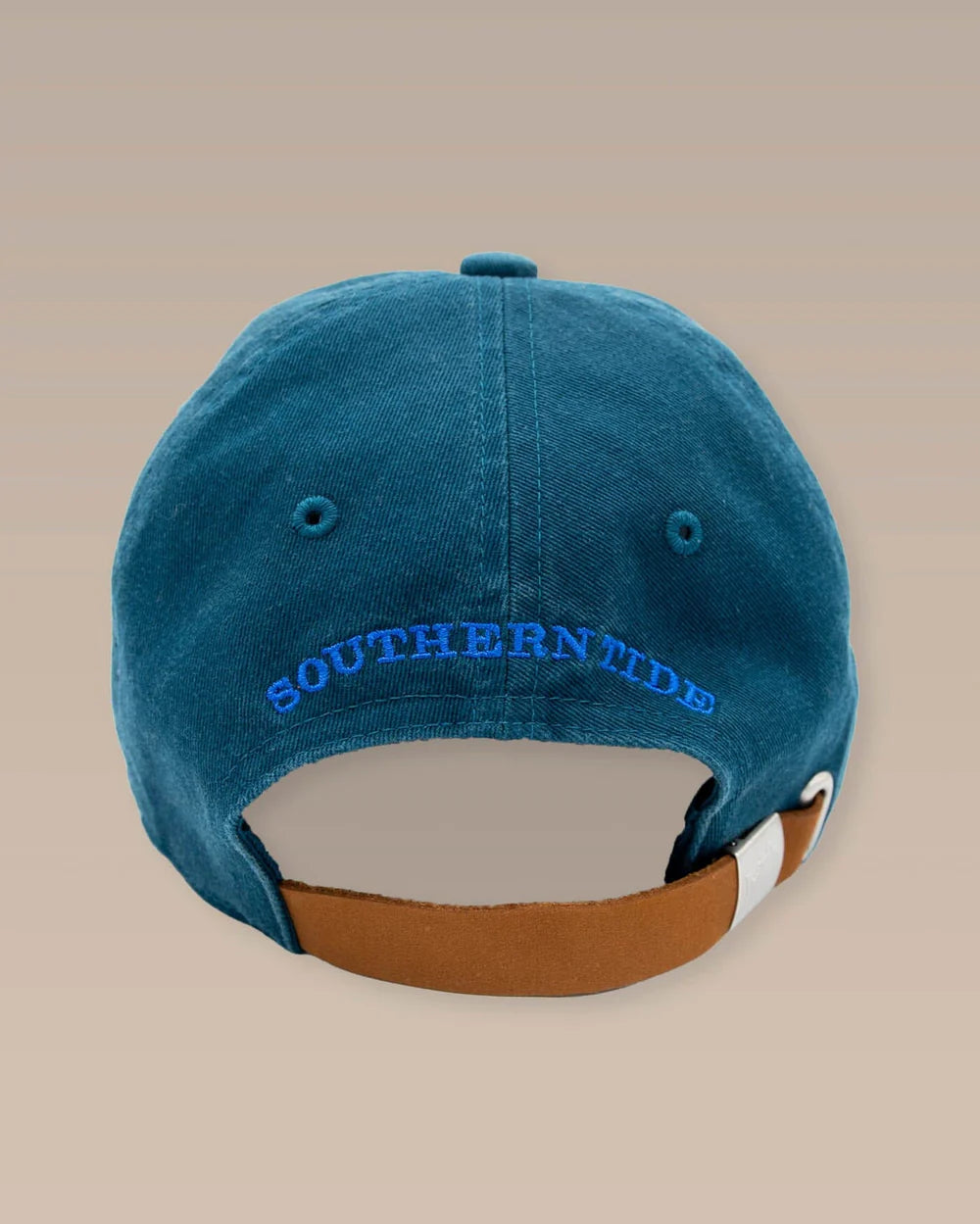 Skipjack Leather Strap Hat Teal Haze