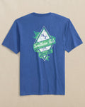 M SS Nautical Diamond Hthr Tee