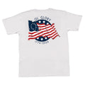 American Co Ol' Glory Flag SS Pocket Tee- oyster