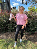 Short Sleeve  Tunic with Side Slit