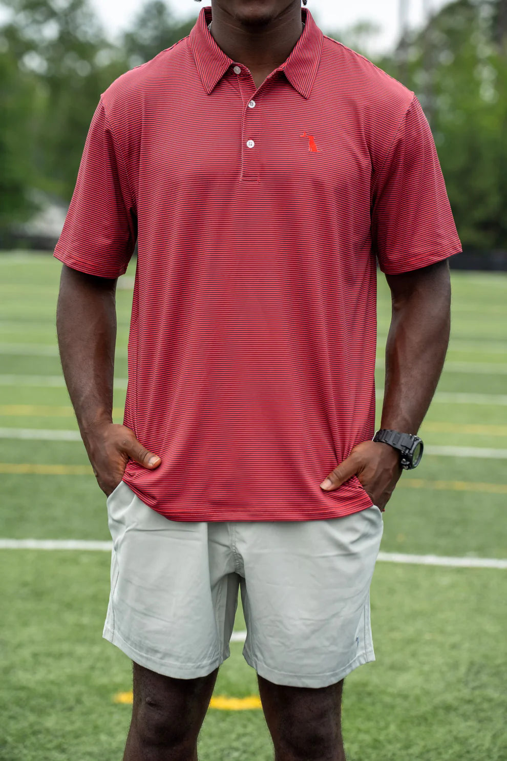 Palms Polo Red/Black
