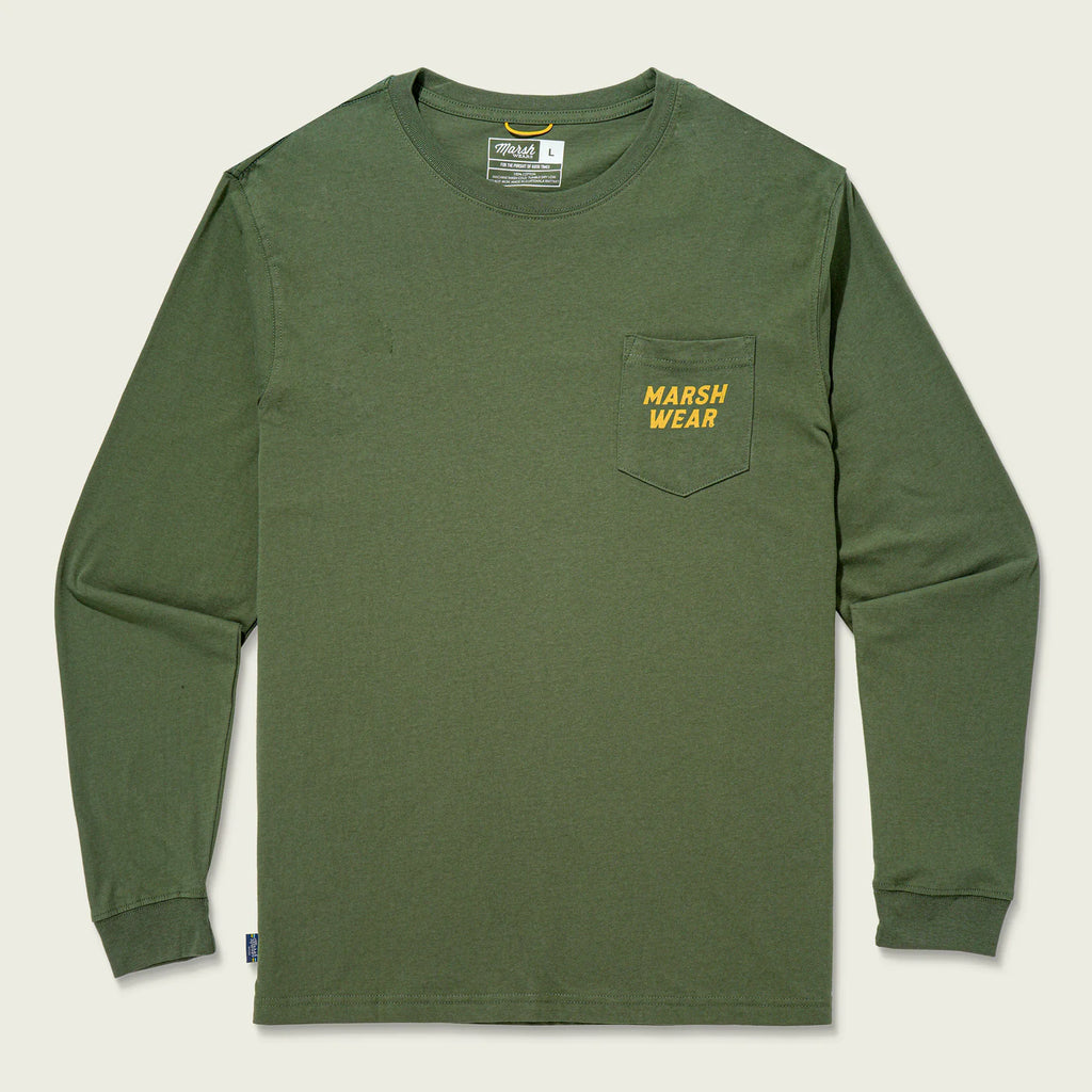 Pheasant Bronze Green ls Tee