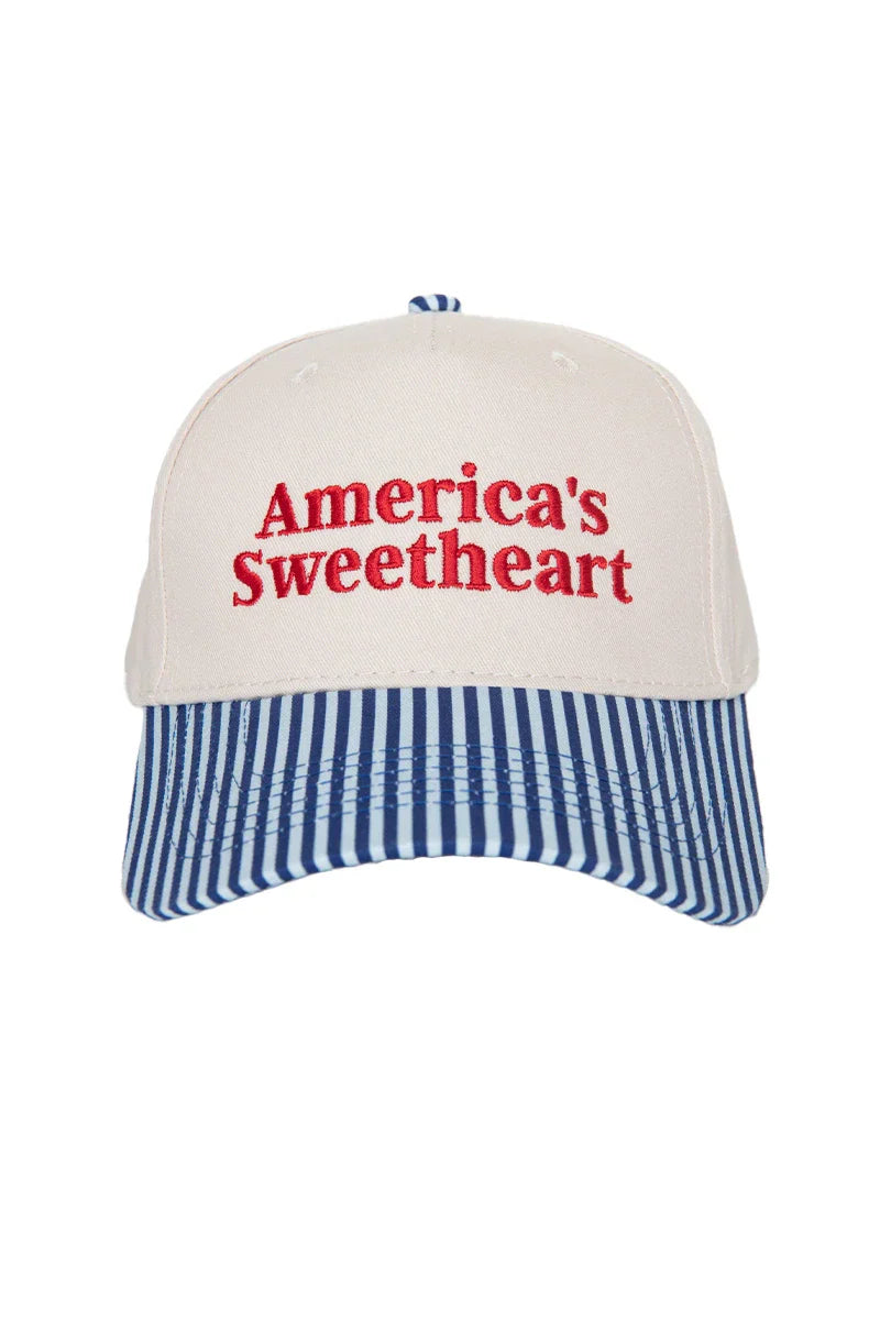 Two-toned Stripe Vintage Hats
