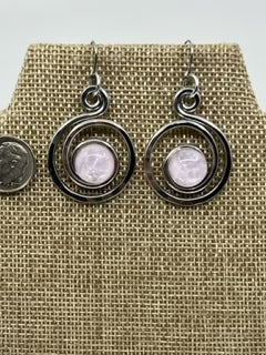 Silver Stone Earrings