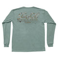 PSP Rod & Reel Long Sleeve Pocket Tee Heathered Sage