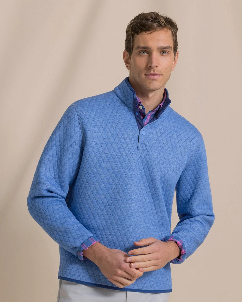 M LS Quilted Reversible Heather QSnap