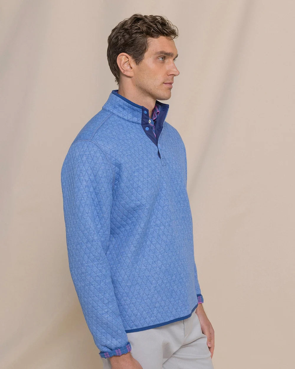 M LS Quilted Reversible Heather QSnap