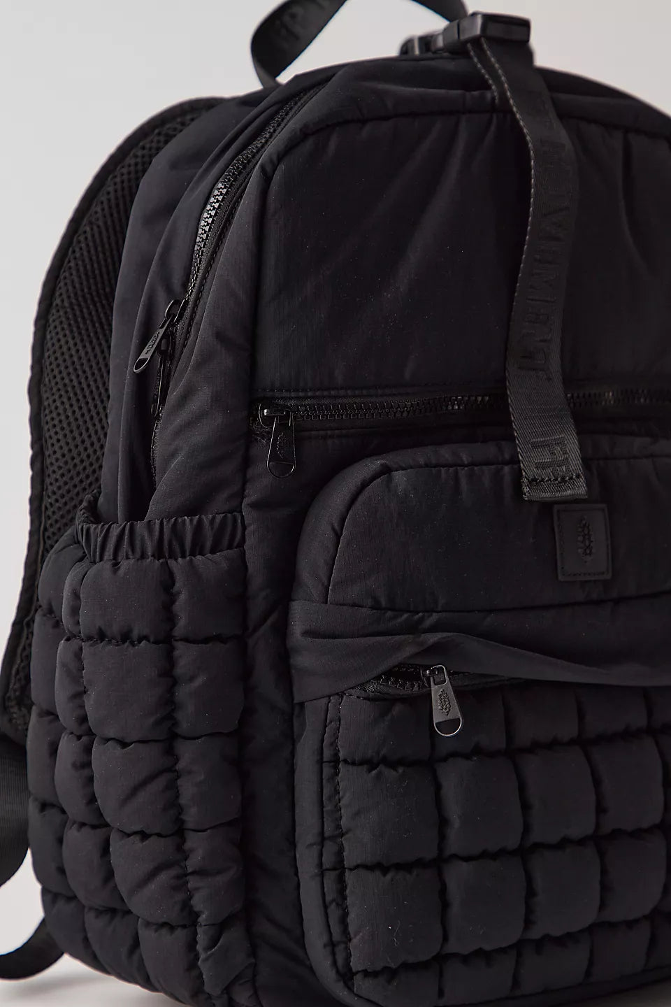 Quilted Pack Bag-Black
