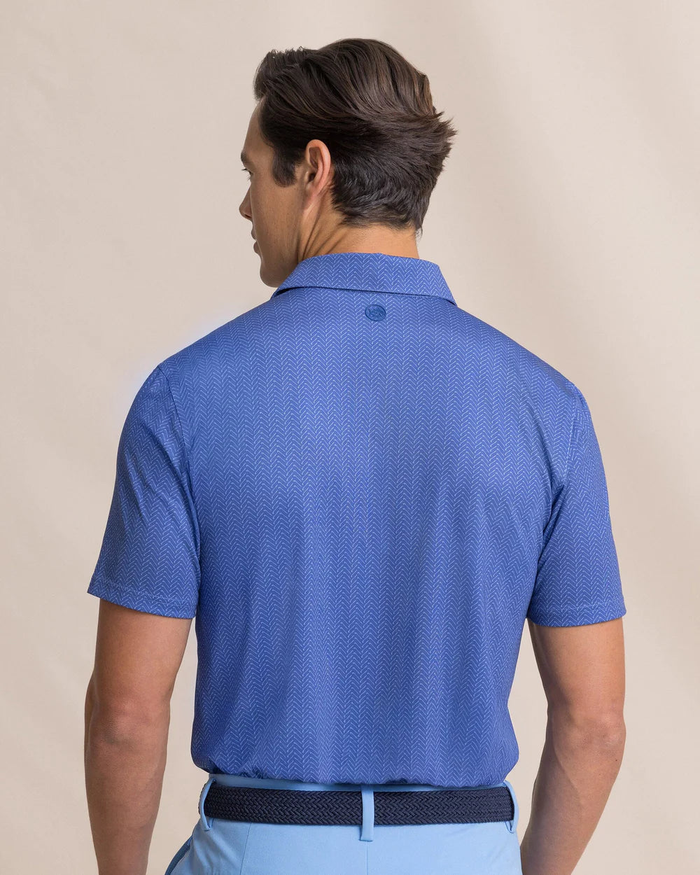 M SS Driver Raise The Par Polo Nautical Blue