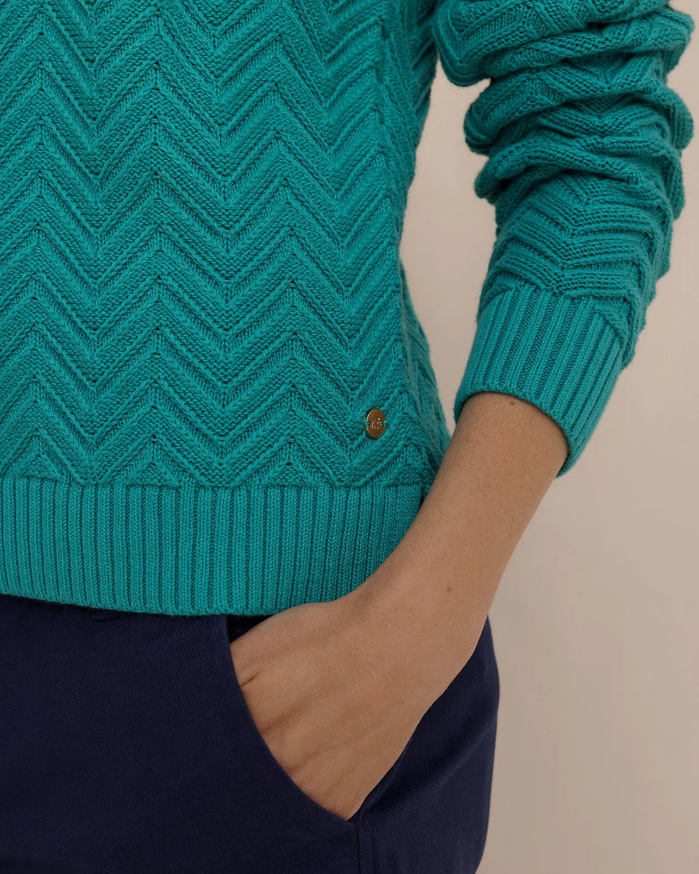 Southern Tide Saige Sweater - Spruce Shade