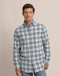 M LS IC Sandbridge Plaid Flannel Sportshirt