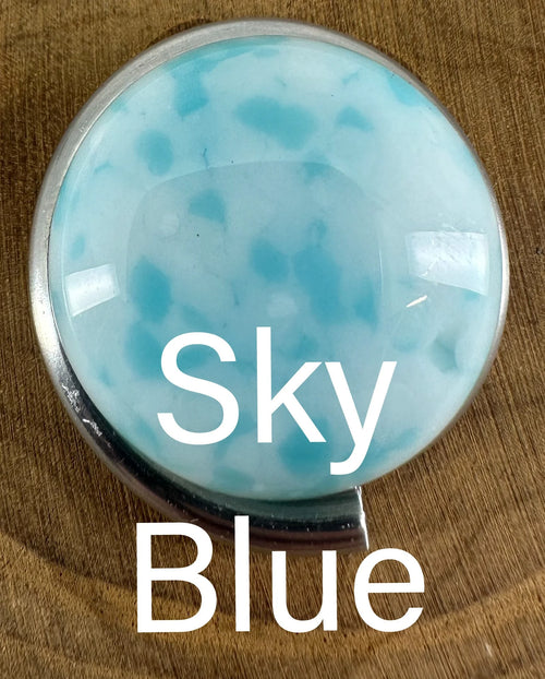 #41 Open Curly Q Ring with Stone