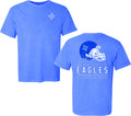 Brentwood Eagles Flo Blue Comfort Color Tee
