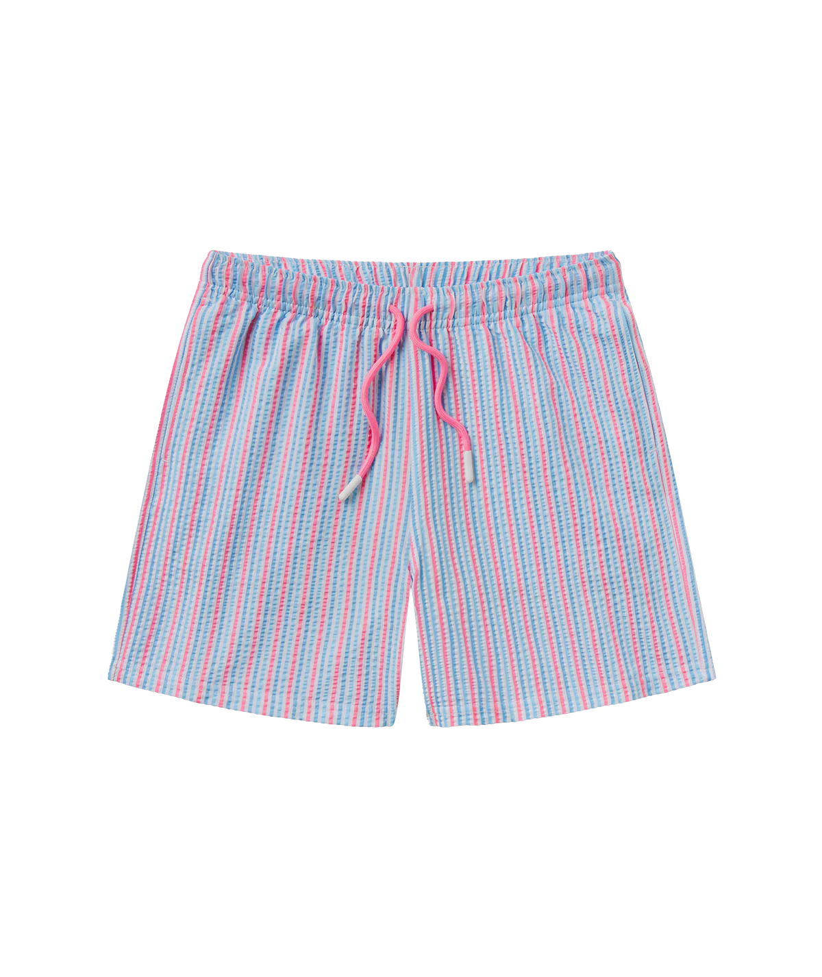 Boys Clubhouse Seersucker Swim Shorts - Berry Tide