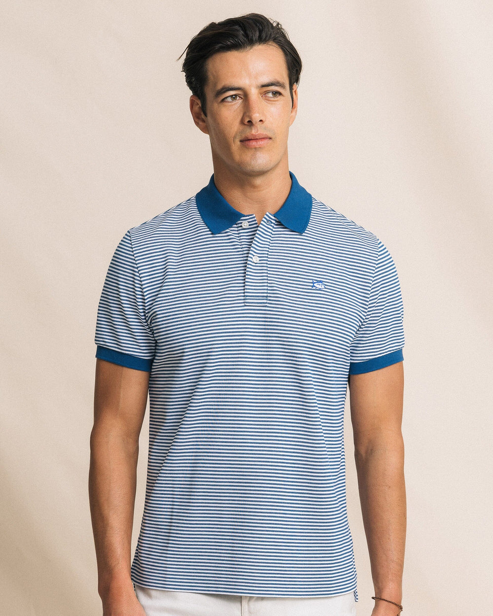 M SS SJ Stripe Polo