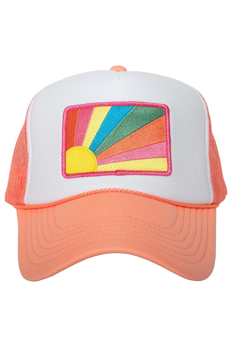 Foam Trucker Hat Bursting Sunshine