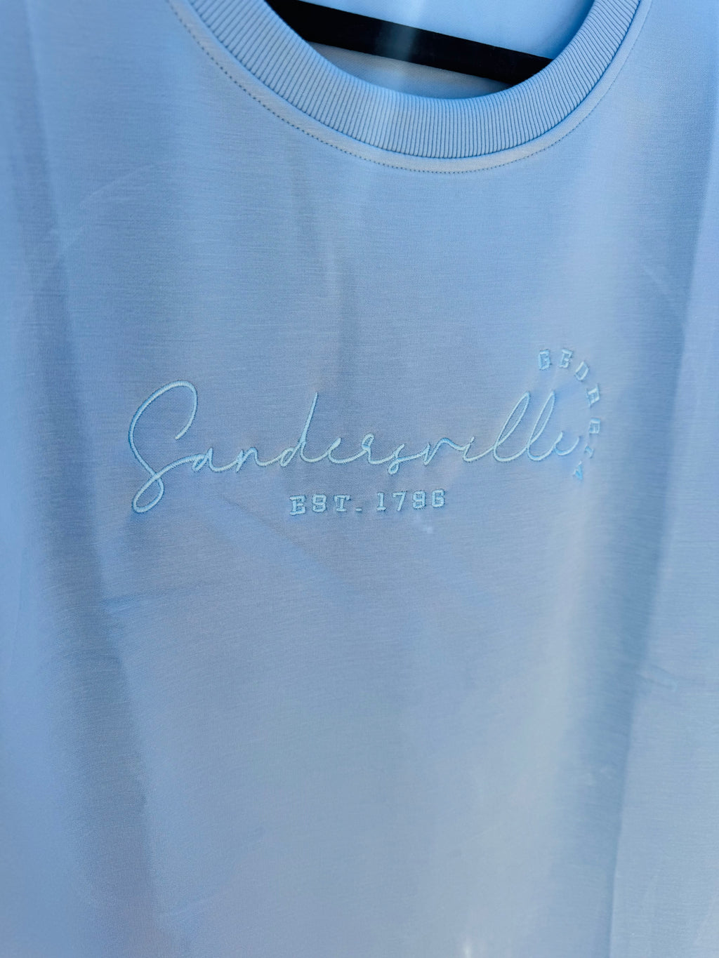 Plush Crewneck With Round Hem