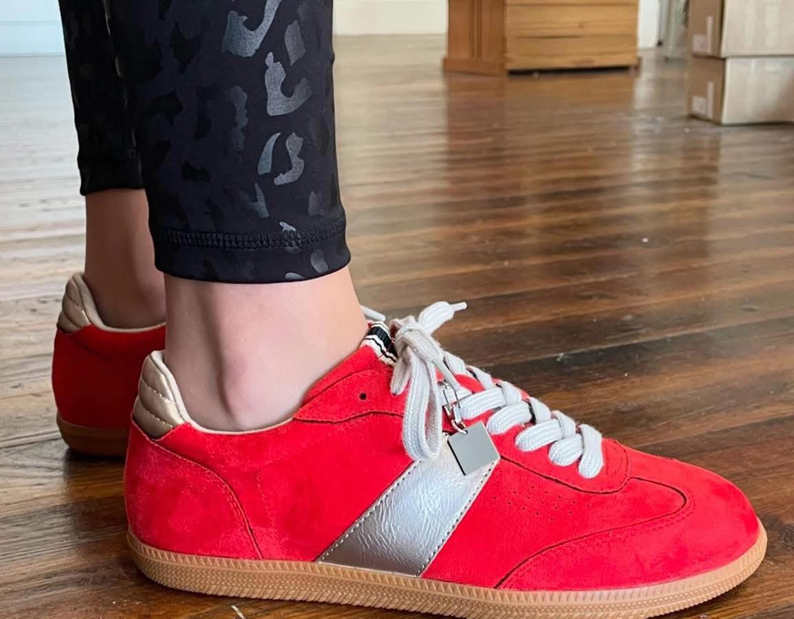 Sydney Red Suede Shoe
