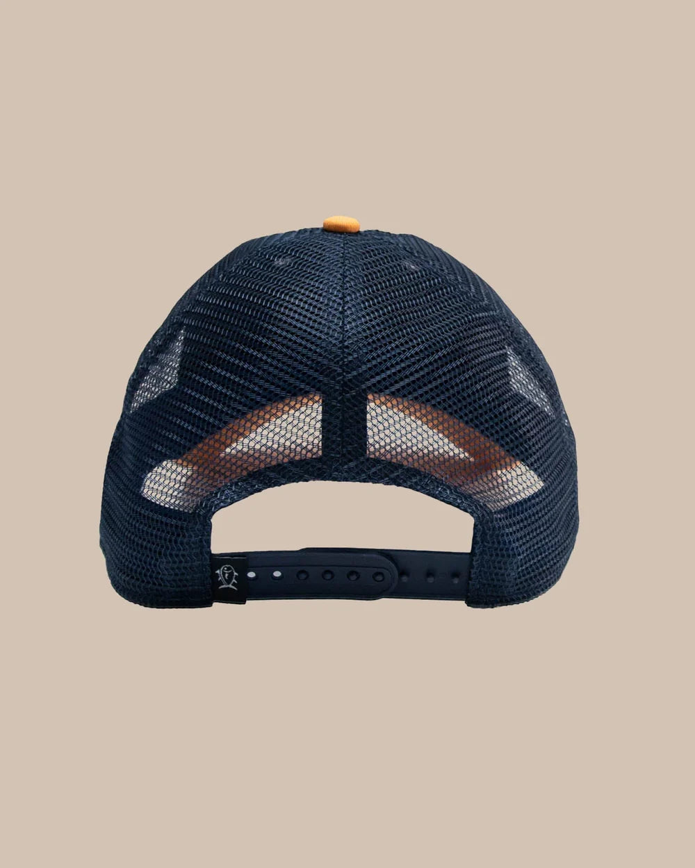 The Skipjack Trucker Hat Orange/Navy