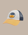 The Skipjack Trucker Hat Orange/Navy