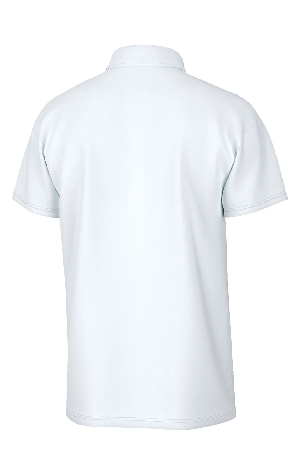 Charles 4-Button Pique Polo White