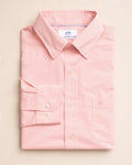M LS Charleston Tidal Pool Sport Shirt Peaches N Cream