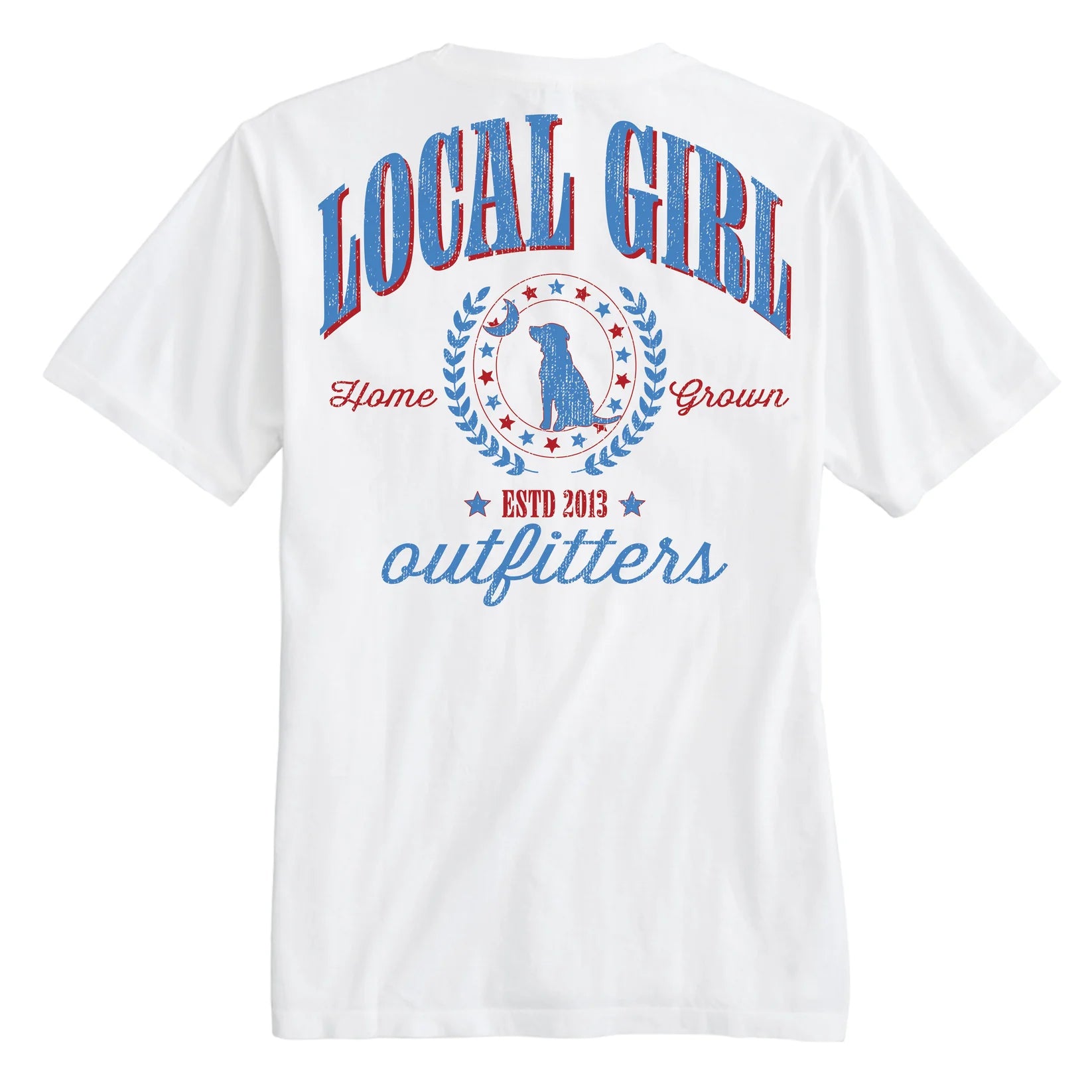 LG Vintage USA SS Tee White