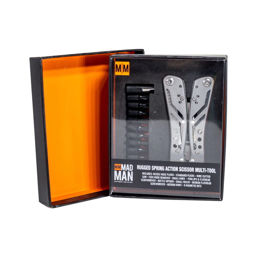 Rugged Spring Action Scissor Multi-tool