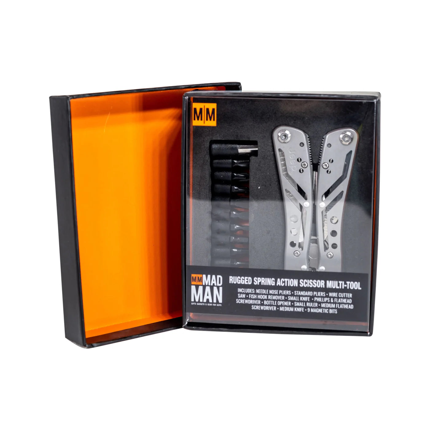 Rugged Spring Action Scissor Multi-tool