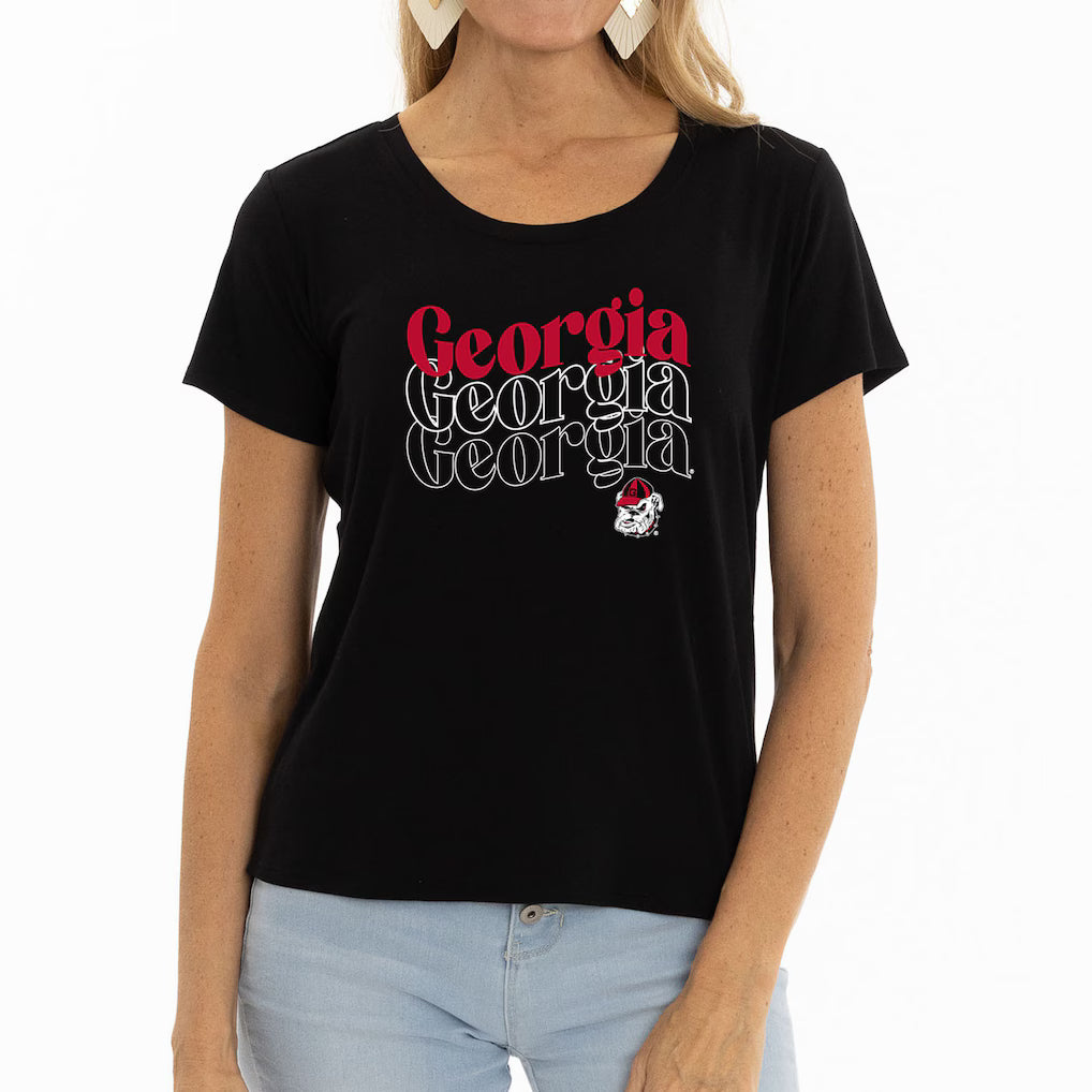 Scarlett Scoop neck top