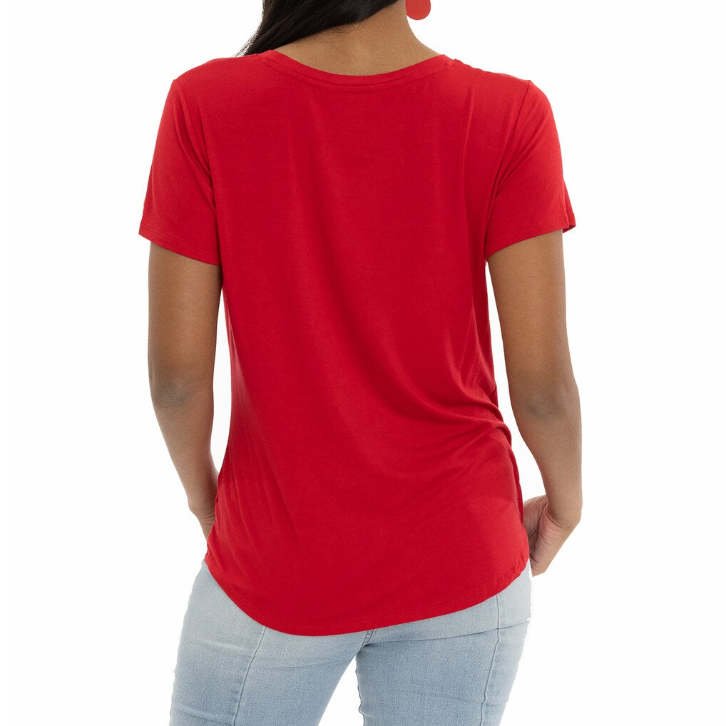 The Scarlett Scoop Top UGA