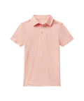 Youth Boys Heather Madison Polo- Flamingo